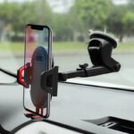 Support de téléphone 4 en 1 à ventouse pour tableau de bord et pare-brise de voiture – Image 3