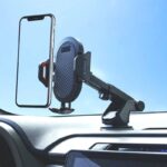 Support de téléphone 4 en 1 à ventouse pour tableau de bord et pare-brise de voiture – Image 4