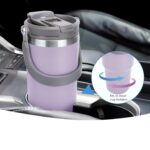Tasse isotherme avec couvercle et paille VACUUM – Image 2