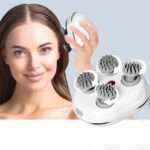 Masseur électrique pour cuir chevelu avec 4 têtes
