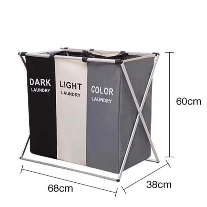 Panier-linge-trois-pièces-pliable-promodeal-tunisie-cuisine-salle-de-bain-1 Panier à linge trois pièces – Image 6