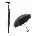 Canne-parapluie multifonctionnelle antidérapante