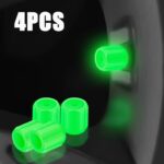 Lot de 4 bouchons de valve de pneu universels et lumineux – Image 2