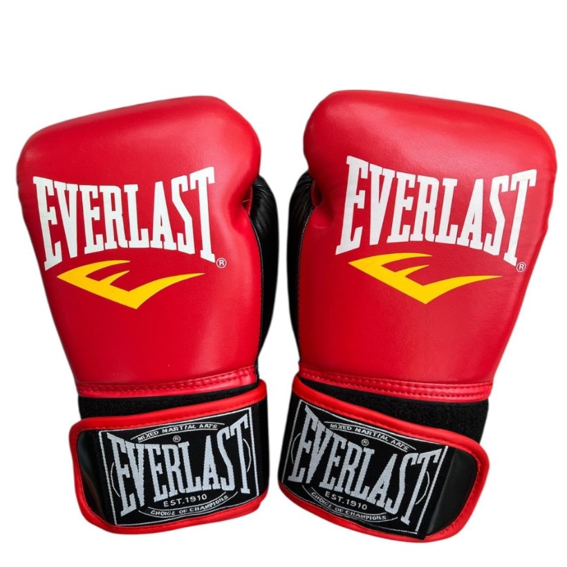 gant-boxe-enfant-rouge-10oz-sport-boxe-promodeal-tunisie-1 Gants de boxe EVERLAST Premium Rouge 10 OZ – Image 2