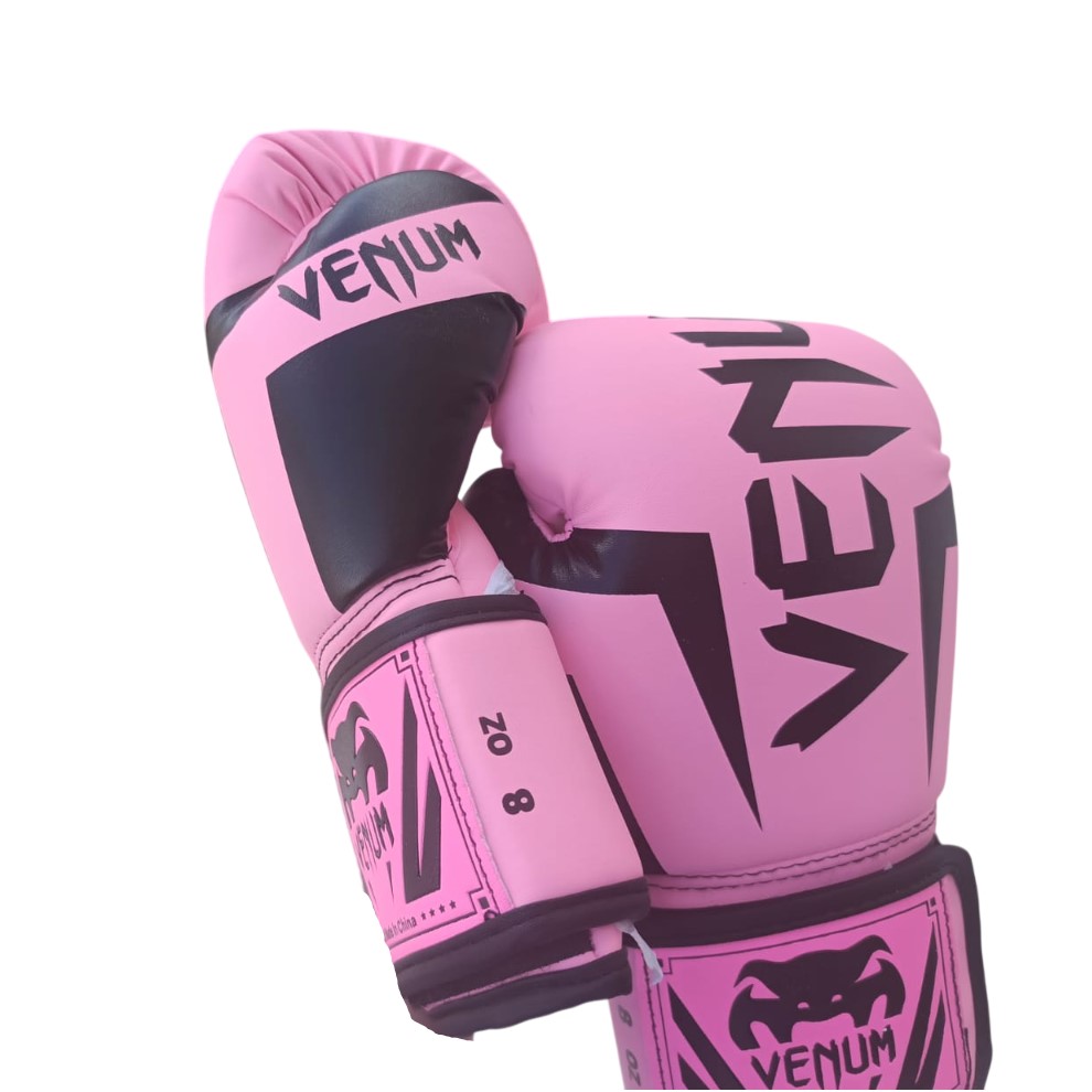 gant-boxe-enfant-rouge-10oz-sport-boxe-promodeal-tunisie-venum-rose-fille Gants de boxe VENUM Premium Rose 8 OZ – Image 2