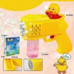 Pistolet à bulles automatique forme canard avec Réservoir