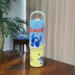 Tasse isotherme en acier inoxydable Stitch Bleu – Image 5