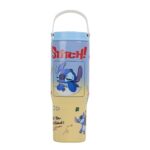 Tasse isotherme en acier inoxydable Stitch Bleu