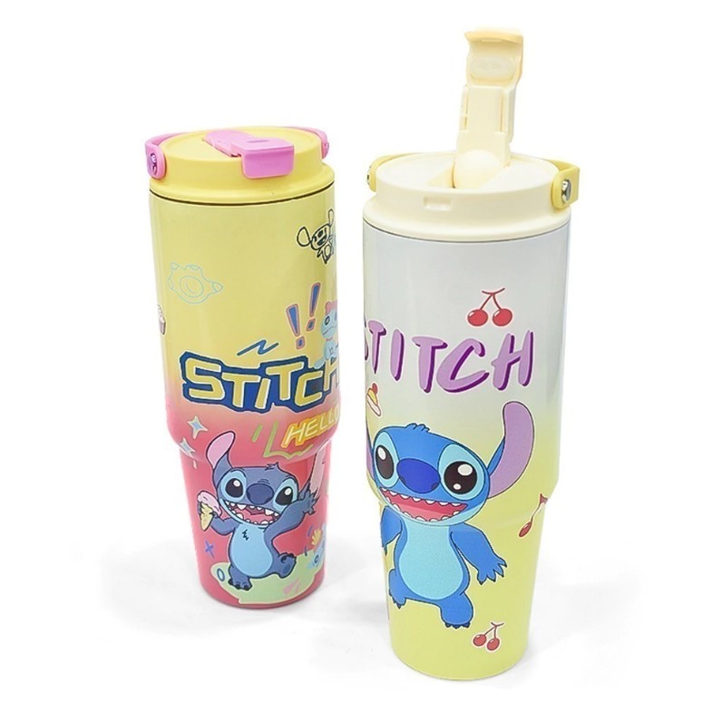 mug-stitch-rose-cadeau-université-promodeal-tunisie-mauve-tasse-thermos-acier-inoxydable-vert-rose-3 Tasse isotherme en acier inoxydable Stitch Jaune – Image 8