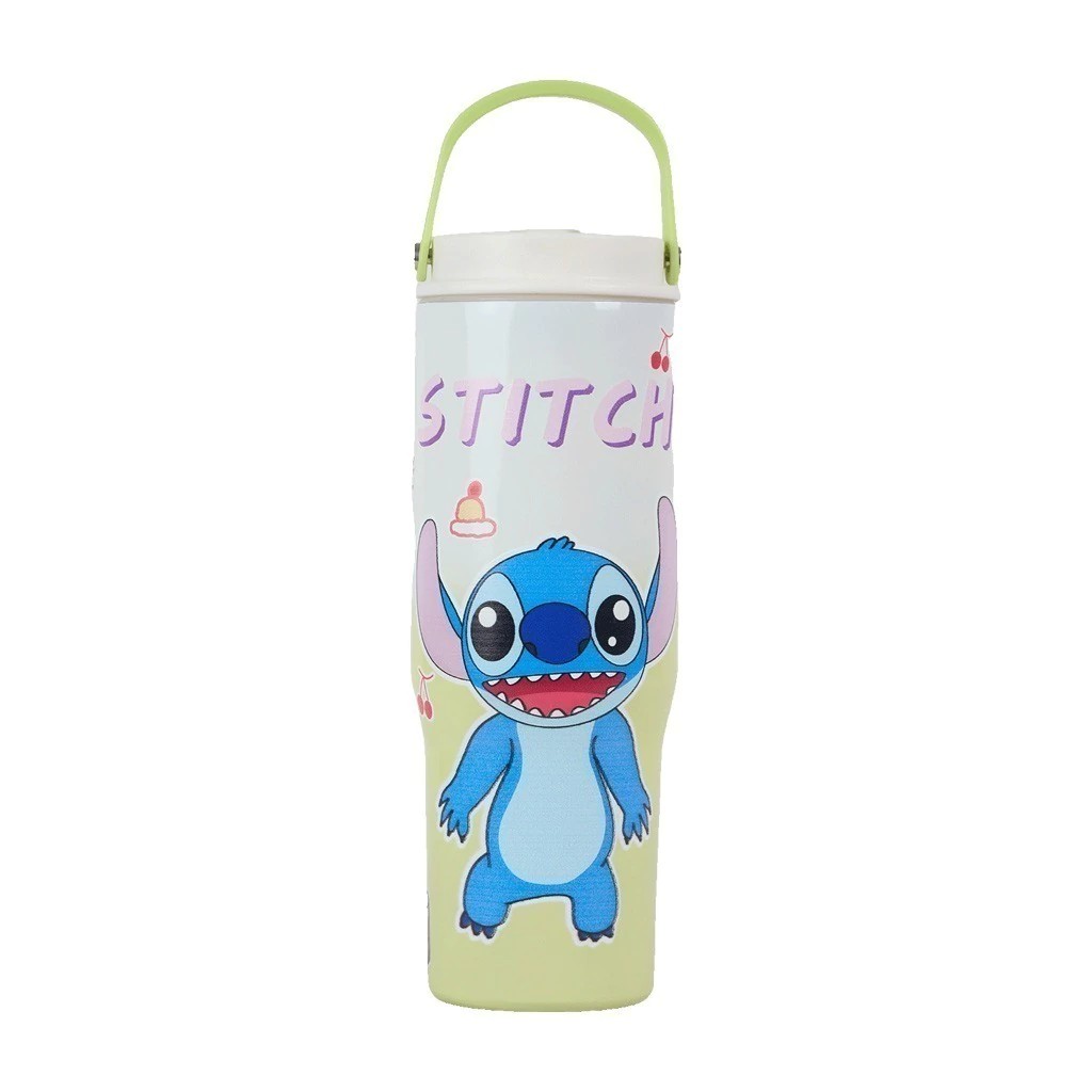 mug-stitch-rose-cadeau-université-promodeal-tunisie-mauve-tasse-thermos-acier-inoxydable-vert-rose-5 Tasse isotherme en acier inoxydable Stitch Jaune – Image 1