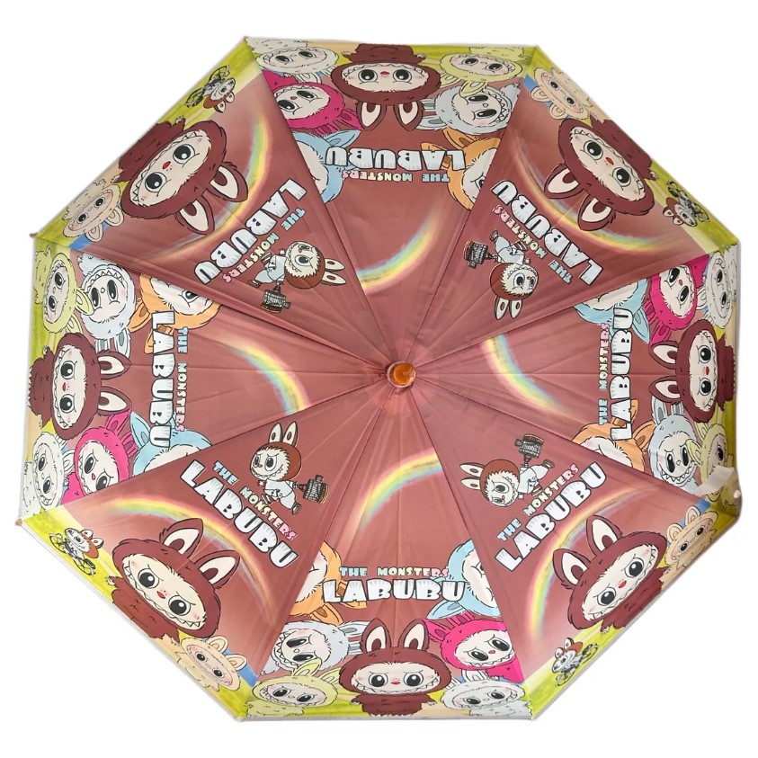 parapluie-labubu-gris-tunisie-promodeal-hiver-enfant-pluie-protection-marron-1 Parapluie enfant Labubu avec sifflet – Image 6