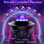 Projecteur ciel étoile avec haut-parleur -Bluetooth et minuterie – Image 3