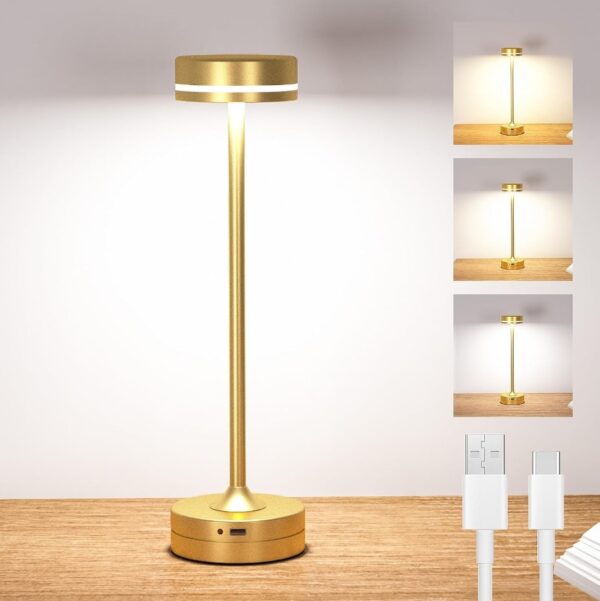 Lampe de table tactile LED rechargeable