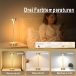 Lampe de table tactile LED rechargeable – Image 8