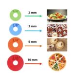 Rouleau à pâtisserie en bois avec 4 anneaux d'épaisseur réglables – Image 7