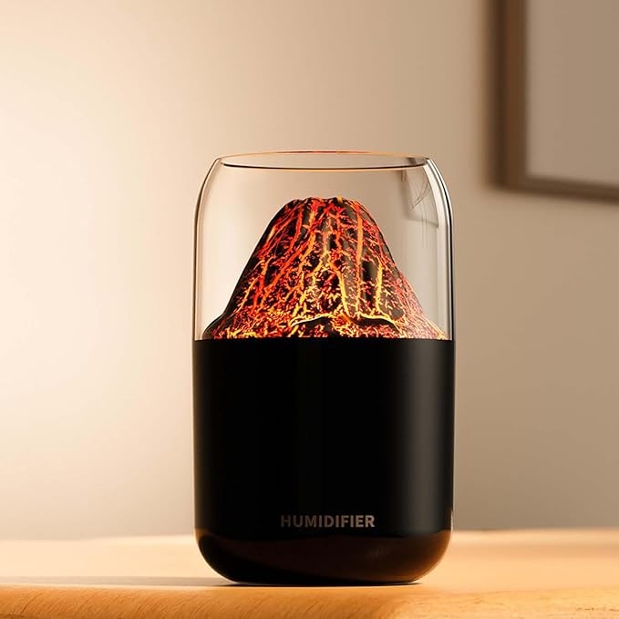 humidificateur-diffuseur-maison-douce-odeur-promodeal-tunisie-5 Humidificateur mini volcan portable 300 ml – Image 1