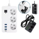 Multiprise 3 Portes Ac+3USB Chargeur 2 Mètres – Image 4