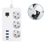 Multiprise 3 Portes Ac+3USB Chargeur 2 Mètres – Image 3