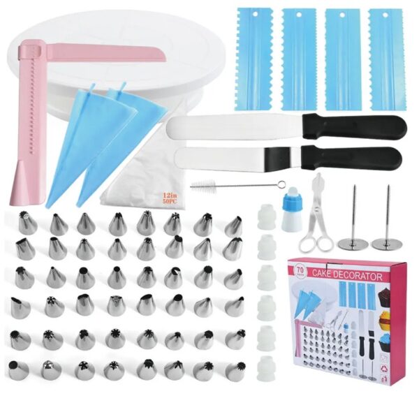 Kit de décoration de gâteaux de 70 pièces