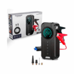 Compresseur d’air portable multifonction avec démarreur lampe power bank – 80W, 150 PSI