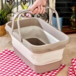 Panier en silicone pliable avec table pour camping  24 L – Image 4