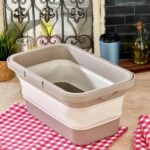 Panier en silicone pliable avec table pour camping  24 L – Image 6