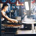 Lampe de travail LED avec 3 têtes pliables – Image 8