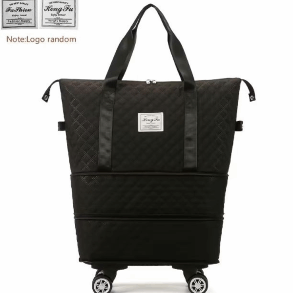 Sac de Voyage Étanche Multifonction Pliable avec Roues Démontables