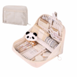 Grande trousse à crayons avec 12 compartiments