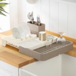 Égouttoir à vaisselle coulissant et rétractable