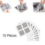 Paquet de 10 Autocollants jetables pour drain de cheveux