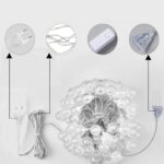 Guirlande Rideau lumineuse pour la maison 3 m -80 LED-8 modes – Image 7