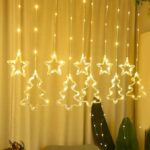 Guirlande lumineuse LED en forme d'étoile et de sapin – Image 6