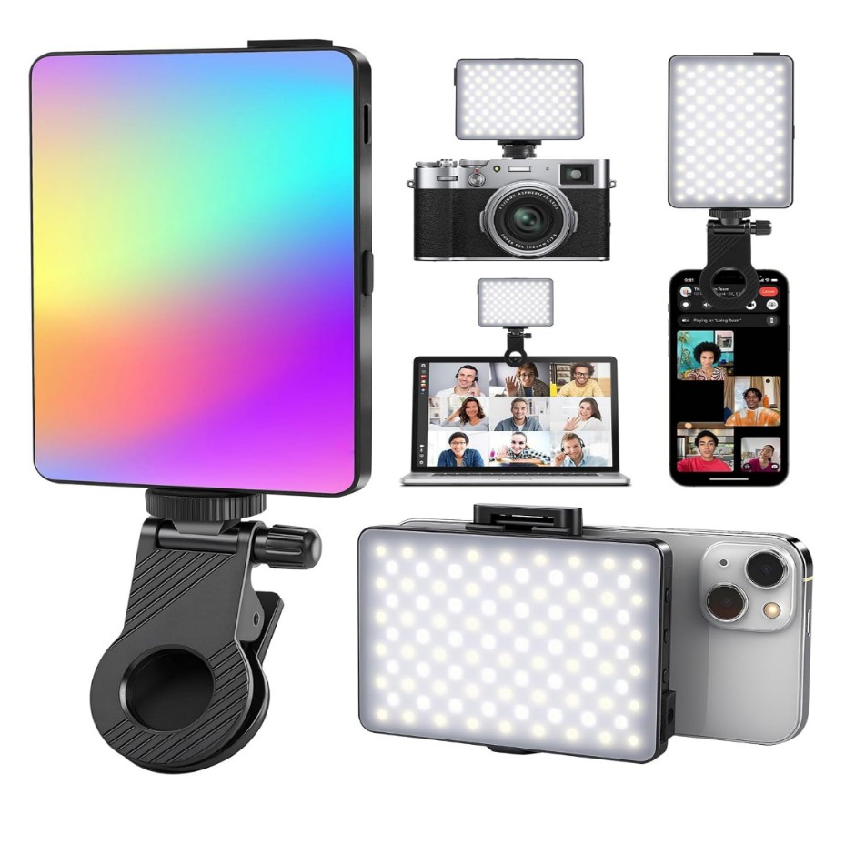 lamp-selfie-vlog-instaframe-photo-promodeal-tunisie Éclairage vidéo LED RGB avec température de couleur – Image 1