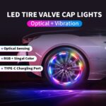 Lot de 4 ampoules lumineuses pour pneus de voiture – Image 6