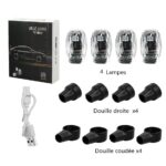Lot de 4 ampoules lumineuses pour pneus de voiture – Image 7
