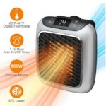 Mini Chauffage Mural Électrique Turbo 800W Télécommandeé – Image 2
