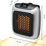 Mini Chauffage Mural Électrique Turbo 800W Télécommandeé – Image 4