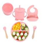 Ensemble e couverts bébé en silicone – Image 2