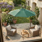 Parasol Déporté Ø 300cm avec Base Métallique – Image 3