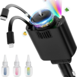 Chargeur Voiture Rétractable 5-en-1  (Diffuseur de parfum  & Ambiance LED) – Image 3