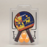 Kit Ping-Pong Prêt à Jouer – Raquettes, Balles et Filet Adaptable