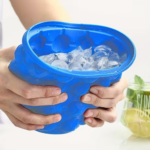 Moule à Glaçons en Silicone en Forme de Seau