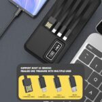 Power Bank 20000 mAh 22.5W –  Câbles Intégrés 4-en-1 – Image 4