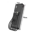 Power Bank 20000 mAh 22.5W –  Câbles Intégrés 4-en-1 – Image 6