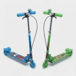 Trottinette Pliable avec Frein et Roues Lumineuses LED