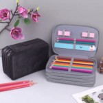 Trousse Scolaire 4 Compartiments Grande Capacité (72 Emplacements)