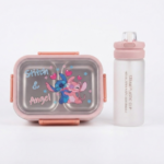 Pack Déjeuner Enfant - Lunch Box Inox & Gourde Paille