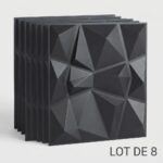 Lot de 8 Panneaux Mural 3D Diamant – Image 2