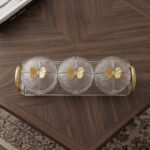 Plateau avec 3 Verrines en Plastique Alimentaire